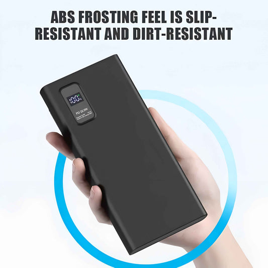 TexoVera 20000 mAh 25W Power Bank  (Black, Lithium Polymer, Fast Charging for Mobile) K8-20K