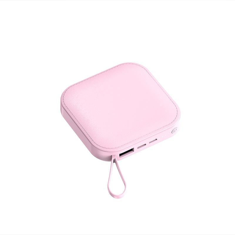 TexoVera 10000 mAh Power Bank 18W with Lithium ion Battery Pink (MINI-POWER-BANK) (6 Months Brand Warranty)