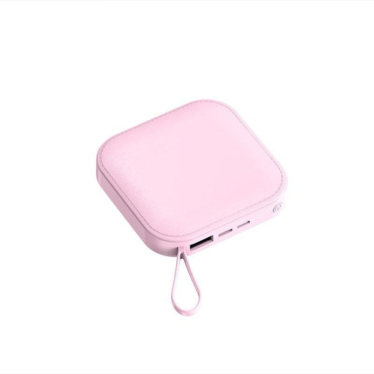 TexoVera 8000 mAh Power Bank 10W with Lithium ion Battery Pink (MINI-POWER-BANK) (6 Months Brand Warranty)