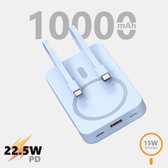 10000mAh Magsafe Wireless Power Bank with Stand And Cable